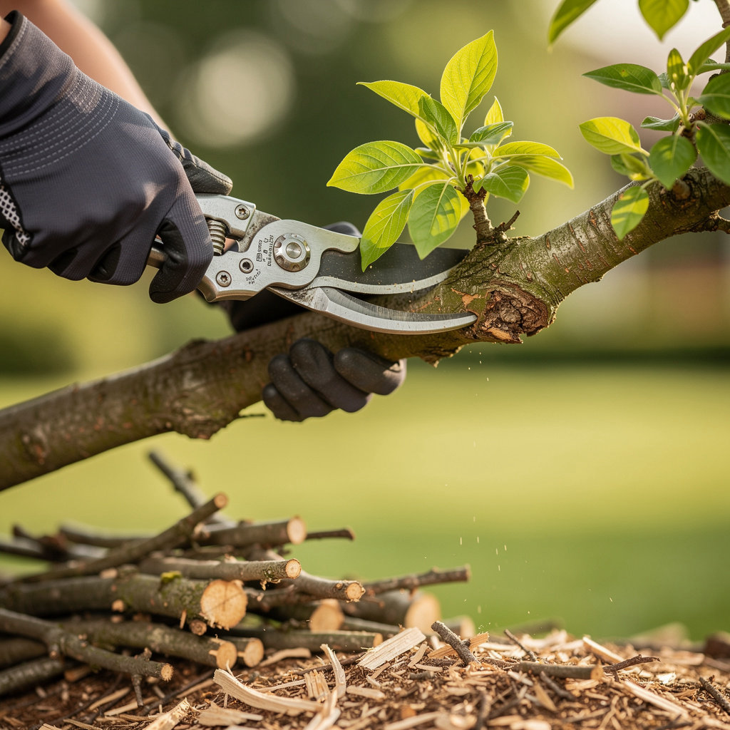 PARRA'S LANDSCAPING & TREE SERVICES expert arborist performing professional tree trimming in Palatine, IL